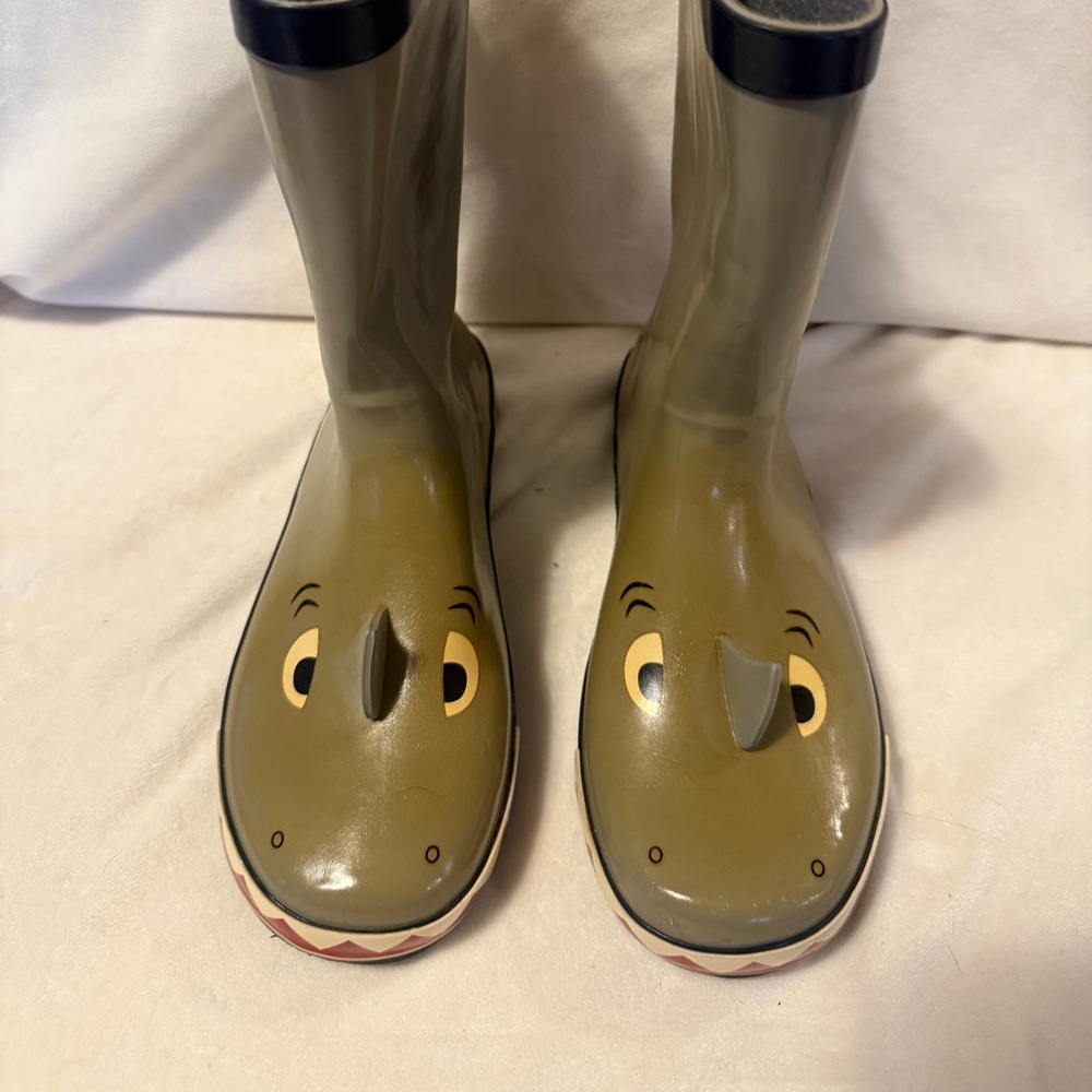 Kids Dinosaur Rain Boots